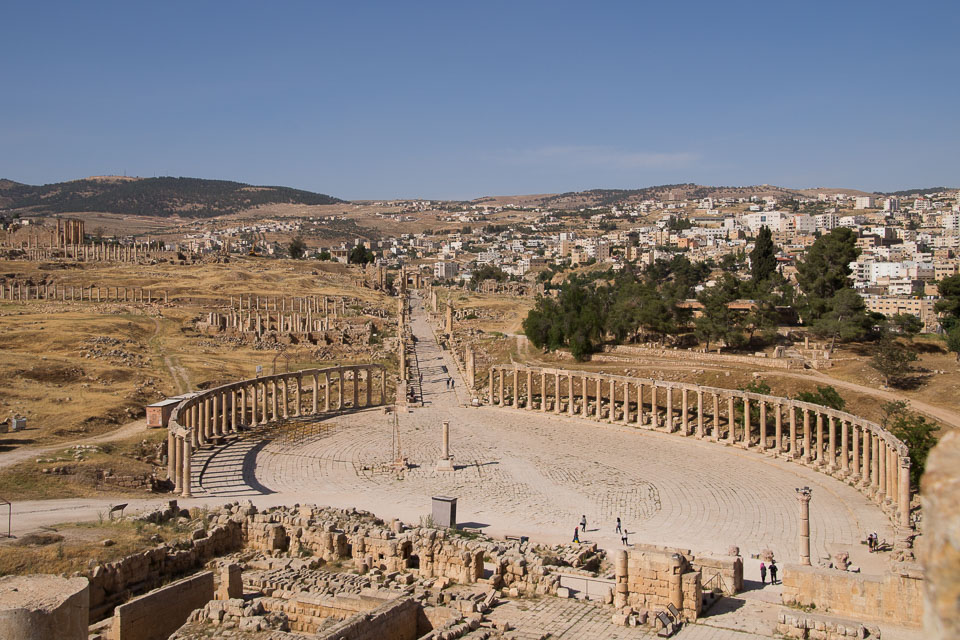 “Oval Forum at Jerash” by Emma Jones