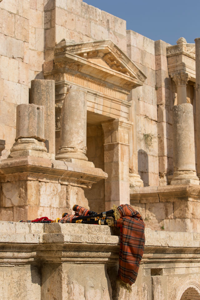 “Bagpipes in Roman Theatre” by Neil Cordell